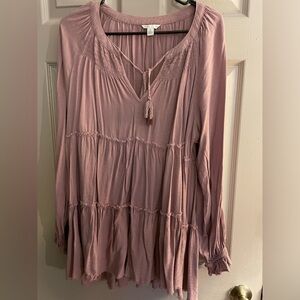 Mauve Boho Tunic